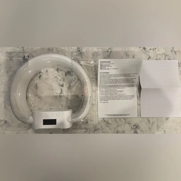 Bell + Howell Bluetooth Speaker Table Lamp Wireless Phone Charger Stand Alarm - Picture 7 of 8